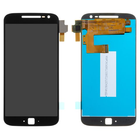 Pantalla LCD puede usarse con Motorola XT1640 Moto G4 Plus, negro, sin marco, Copy