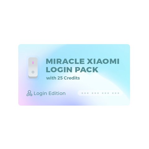 Miracle Xiaomi Tool Pack Login Edition  con 25 créditos Miracle Xiaomi Login Edition 