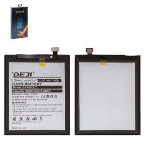 Batería Deji BN49 puede usarse con Xiaomi Redmi 7A, Li ion, 3.85 V, 4000 mAh, MZB7995IN, M1903C3EG, M1903C3EH, M1903C3EI