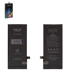 Batería Deji puede usarse con Apple iPhone SE 2022, Li ion, 3.88 V, 2210 mAh, mayor capacidad, original IC
