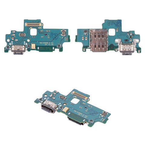 Cable flex puede usarse con Samsung A366 Galaxy A36, del conector de carga, con componentes, Original PRC , placa del cargador