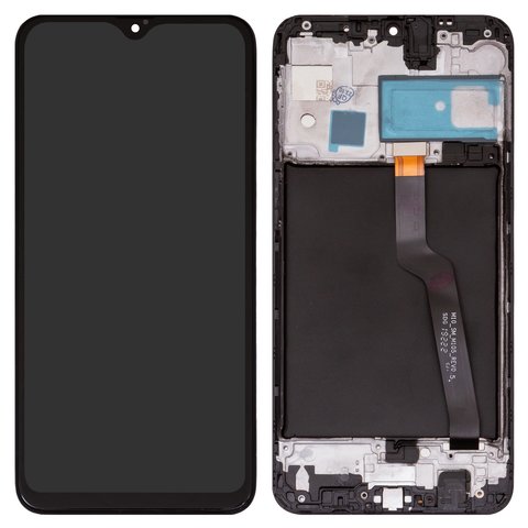 Pantalla LCD puede usarse con Samsung A105 Galaxy A10, negro, con marco, High Copy