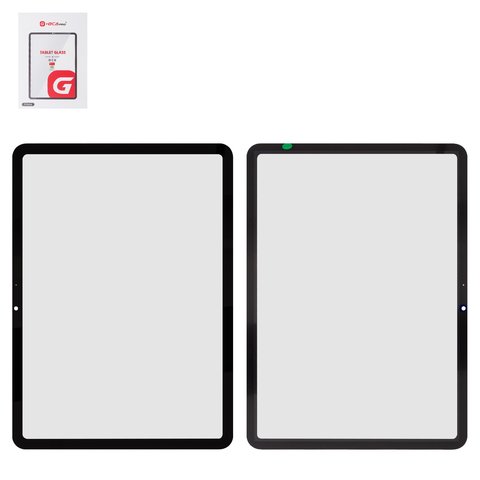 Vidrio de carcasa G+OCA PRO puede usarse con iPad Air 11 2024, iPad Air 11 2025, con película OCA, negro