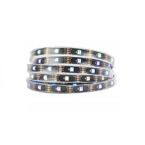 Светодиодная лента RGB SMD5050, WS2815 черная, с управлением, IP67, 12 В, 30 диодов м, 1 м 