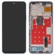 Дисплей для Huawei Honor 90 Lite, Honor X8a, синій, з рамкою, Original (PRC), CRT-LX1, CRT-LX2, CRT-LX3, CRT-NX1