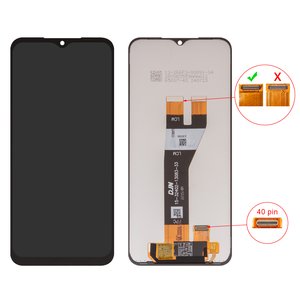 Дисплей для Samsung A146P Galaxy A14 5G, A146U Galaxy A14 5G, черный, без рамки, High Copy, 40 pin