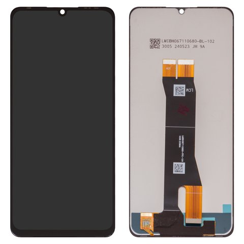 Дисплей для ZTE Blade V50 Vita, чорний, без рамки, Оригінал переклеєне скло , LMBH067110680