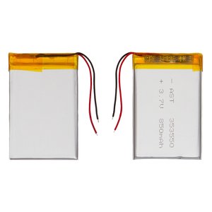 Аккумулятор 353550, 50 мм, 35 мм, 3,5 мм, Li ion, 3,7 В, 850 мАч, с контроллером