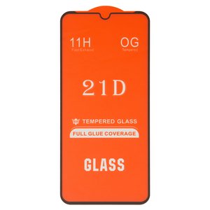 Захисне скло для Huawei Honor 8A, Y6 2019 , сумісне з чохлом, Full Glue, без упаковки , чорний