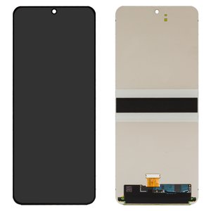 Дисплей для Samsung F731 Galaxy Z Flip5, черный, без рамки, Оригинал переклеено стекло 