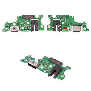 Шлейф для Oppo A3 5G CPH2683 , A60, коннектора наушников, коннектора зарядки, с микрофоном, с компонентами, Original PRC , плата зарядки