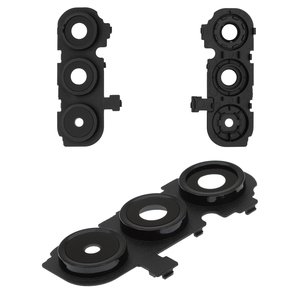 Стекло камеры для Samsung A165 Galaxy A16, A166 Galaxy A16 5G, черное, с рамкой