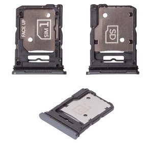 Держатель SIM карты для Motorola Moto G85, серый, urban grey