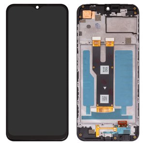 Дисплей для ZTE Blade V50 Design 4G ZTE 8050 , черный, с рамкой, High Copy