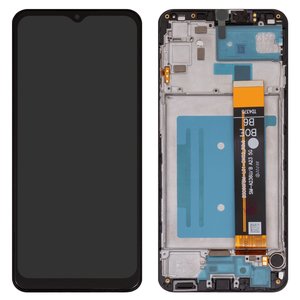 Дисплей для Samsung A236B Galaxy A23 5G, чорний, з рамкою, Box  BS066FBM L01 DK02