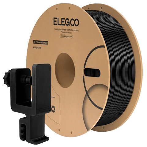 Филамент для 3D принтера ELEGOO PC Black, 1 кг