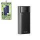 Power bank Remax FC-12, 20000 мАч, 22,5 Вт, черный, Quick Charge, Power Delivery (PD), #6954851253341