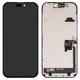 Дисплей для iPhone 16 Pro, чорний, з рамкою, Copy, без опакування, (TFT), ZY, IN CELL HD+