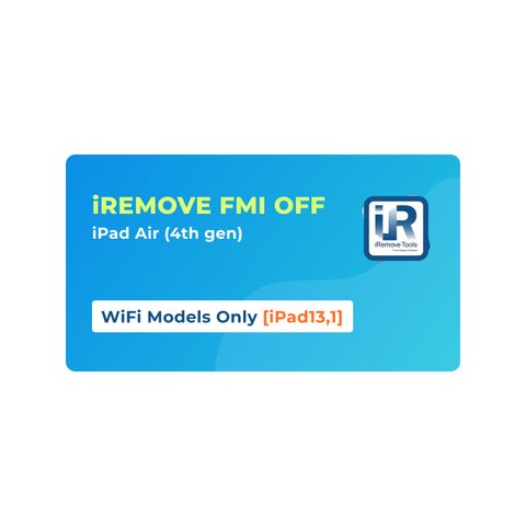 iRemove FMI OFF iPad Air 4th Gen  лише WiFi моделі [iPad13,1]