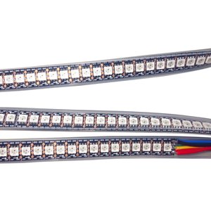 Светодиодная лента, IP67, RGB, SMD5050, WS2813, с управлением, черная, 5 В, 144 д/м, 1 м Светодиодная лента, IP67, RGB, SMD5050, WS2813, с управлением, черная, 5 В, 144 д/м, 1 м