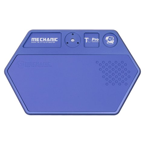 Коврик монтажный Mechanic TG Pro, для микроскопа, 240 мм, 378 мм, синий