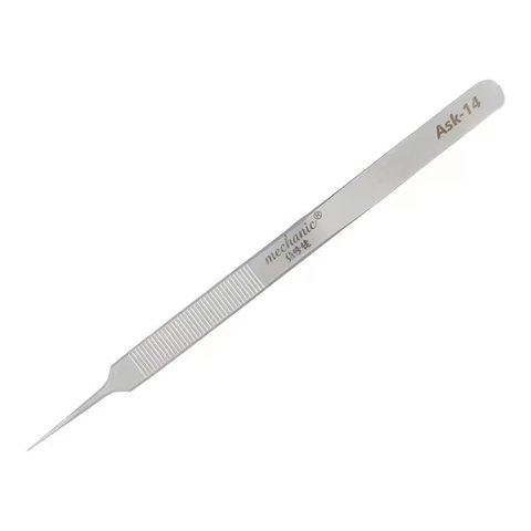 Пинцет монтажный Mechanic Ask 14, прямой