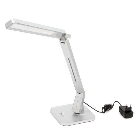 Dimmable Rotatable Shadeless LED Desk Lamp TaoTronics TT DL07, Silver, US